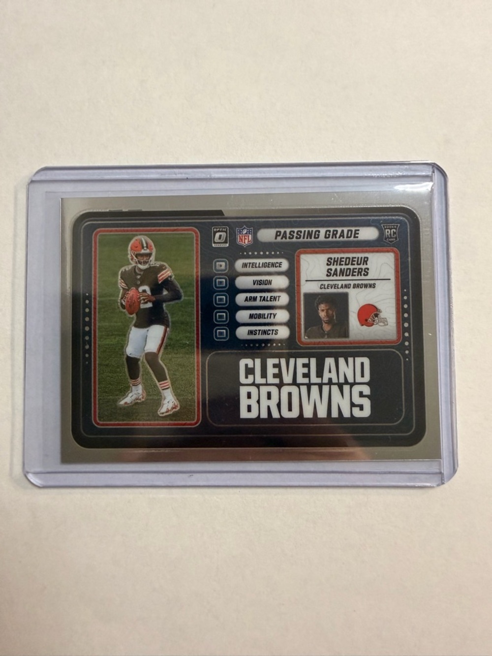 🔥 Sanders Cleveland Browns Rookie Card - Black & Brown